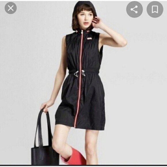 HUNTER Sleeveless Full Zip Utility Style Dress - Picture 1 of 12
